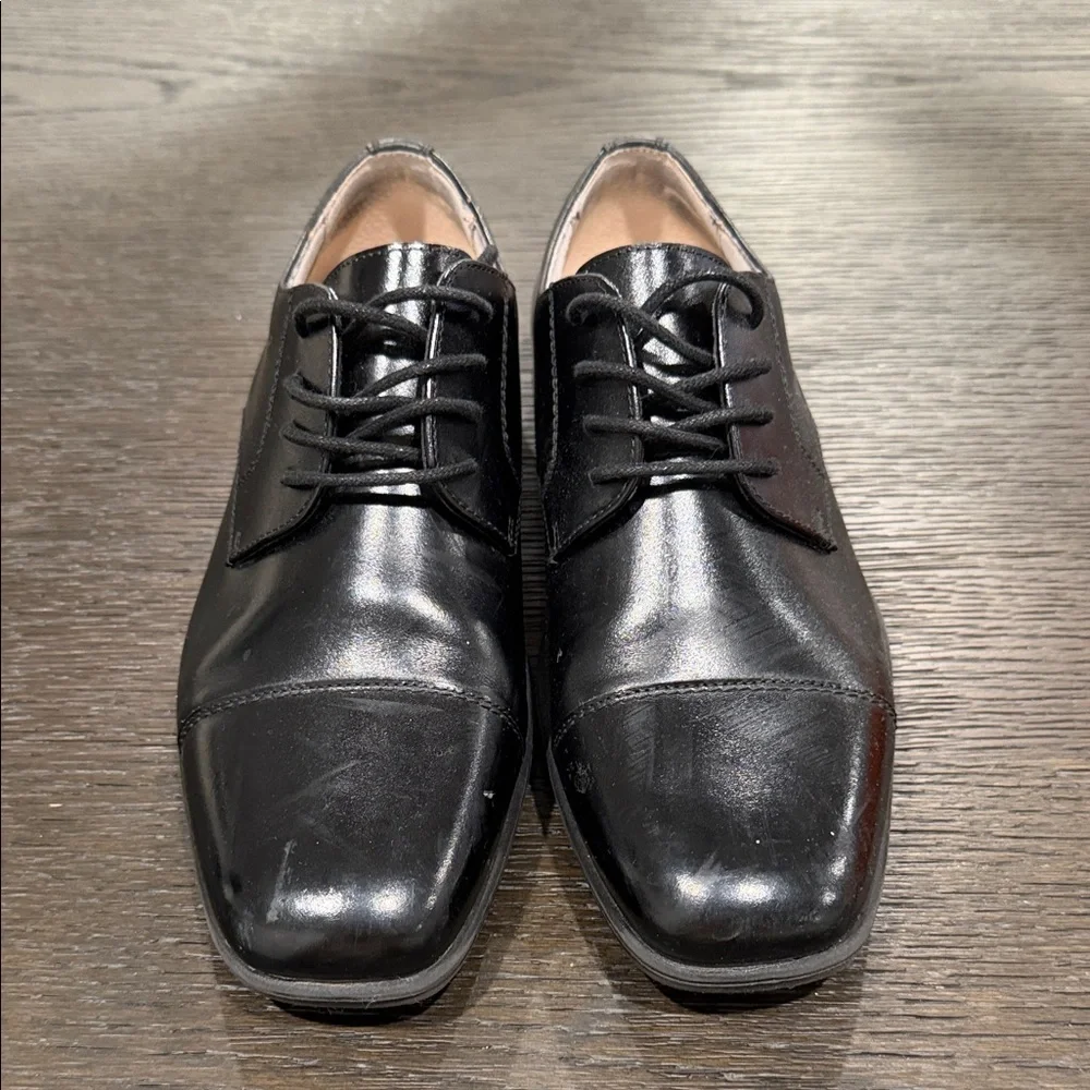 Classic Black Boy’s Dress Shoes